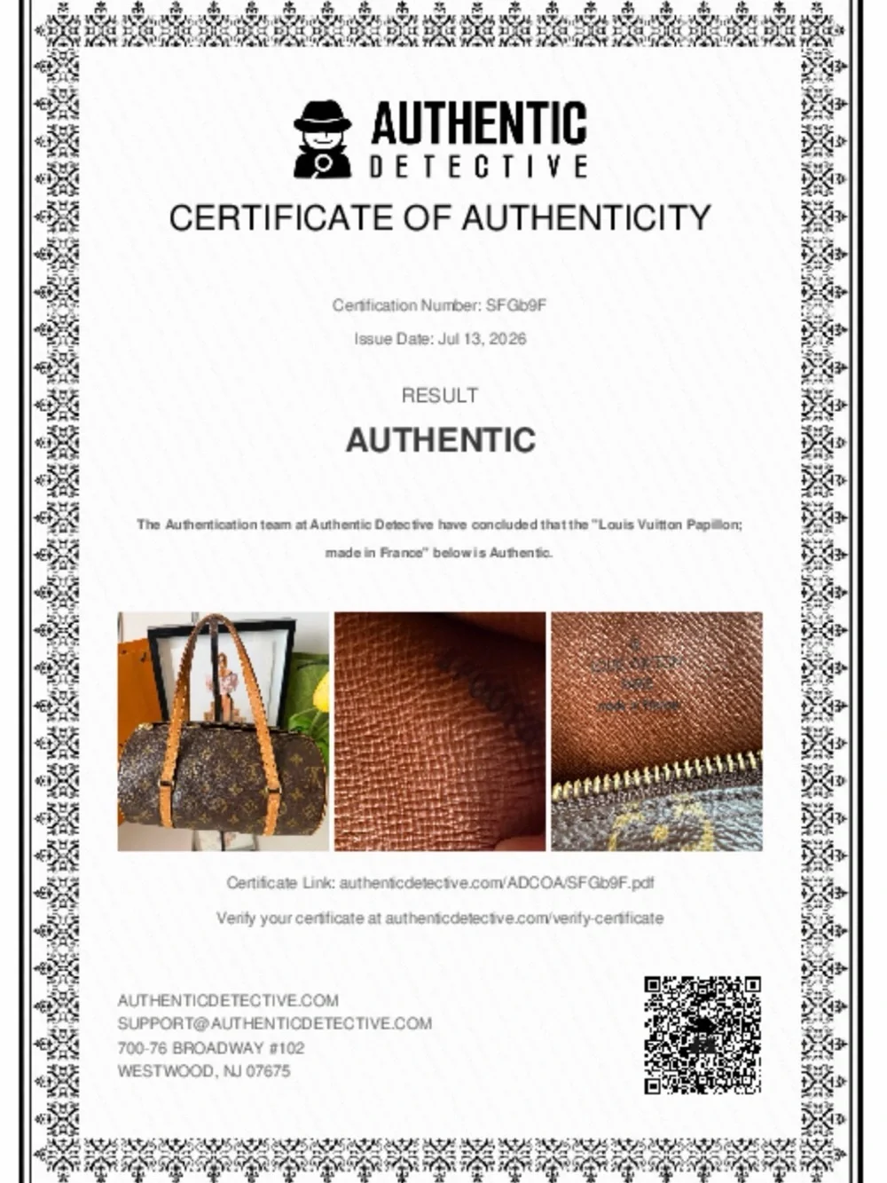 Louis Vuitton Papillon 26 PM Monogram Barrel Bag – Authentic w/ COA